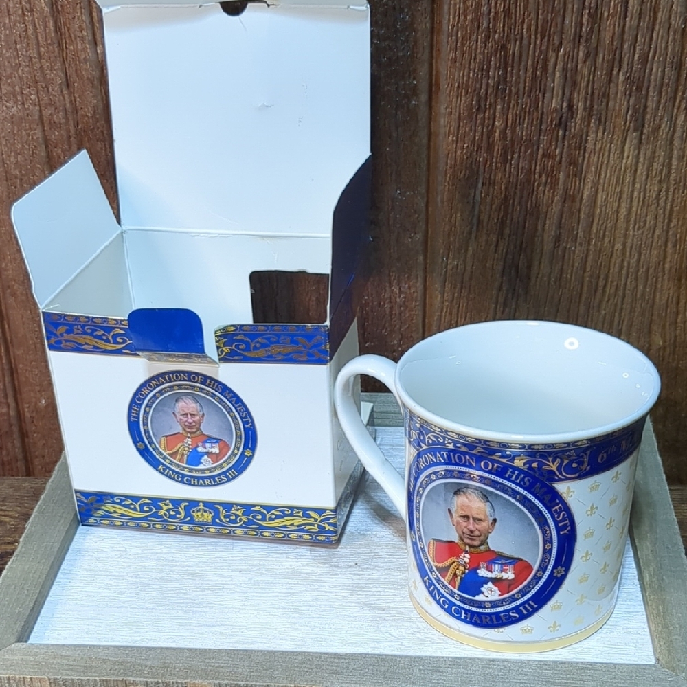 King Charles Coronation Mug 2023 Elgate UK New In Box